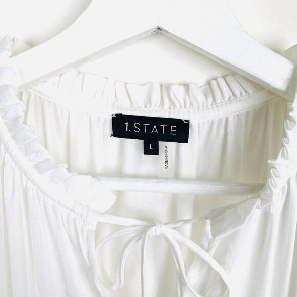 NWT 1.State Ruffle Dress SIze L - Picture 6 of 12
